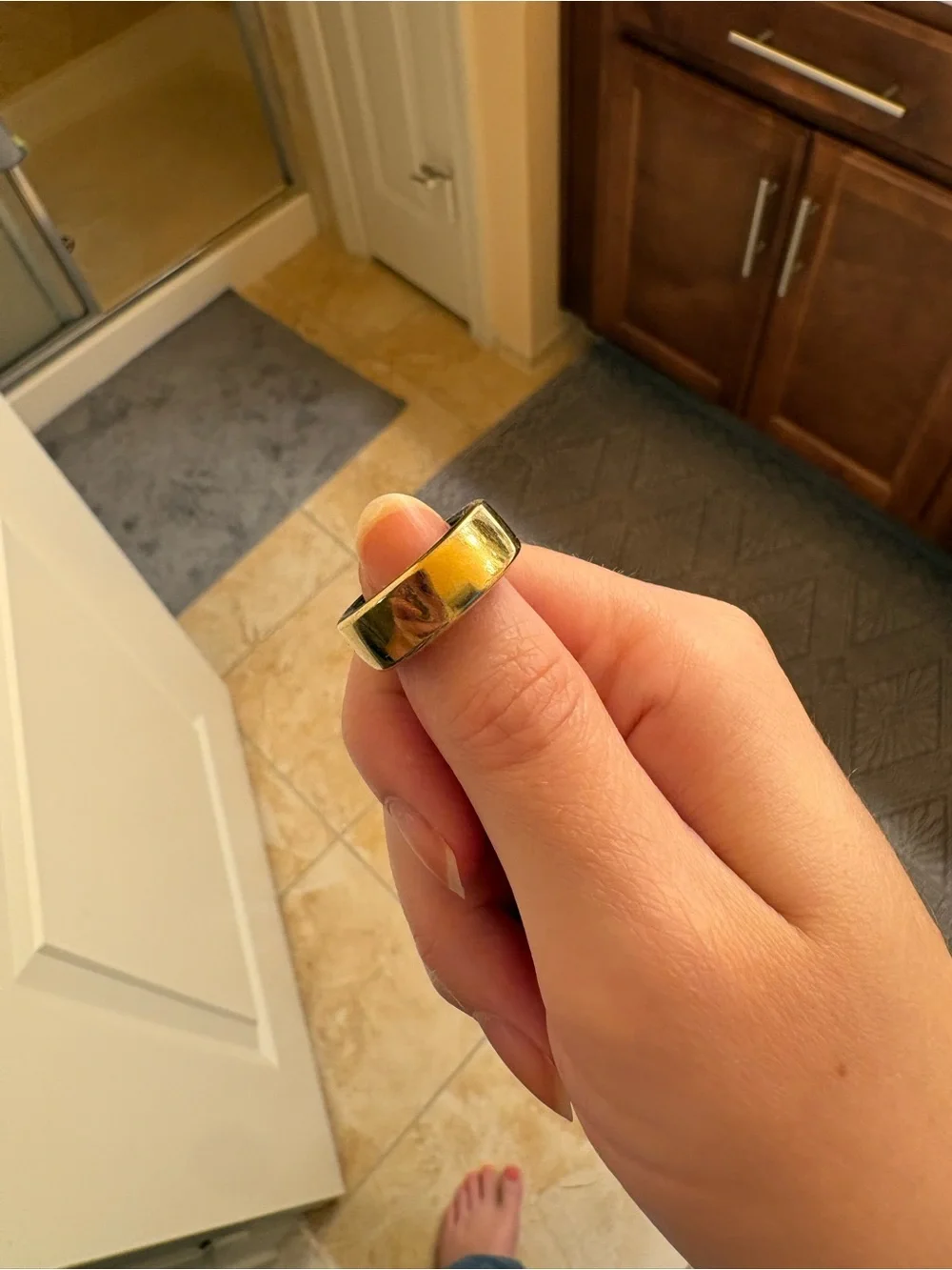 Oura Ring Gen 3 Gold Smart Ring - Size 7